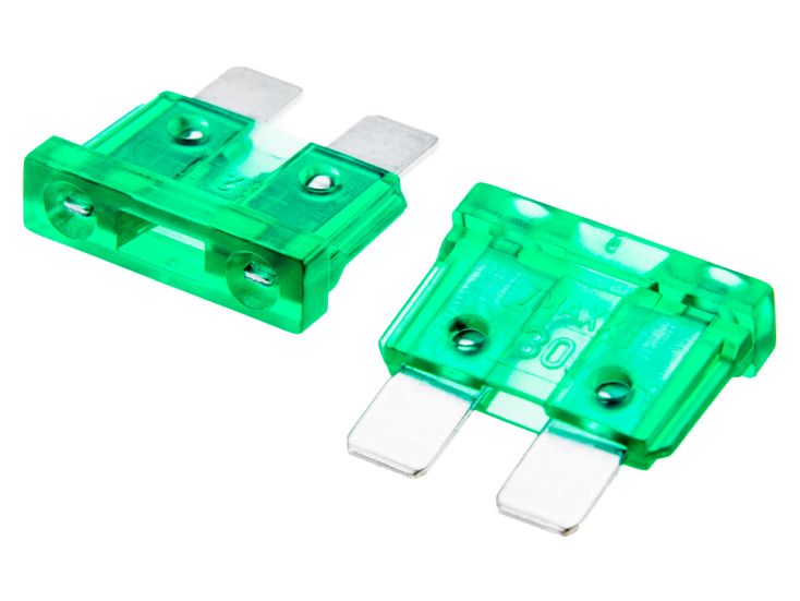 BBA zestaw standardowych bezpieczników wtykowych 30 A