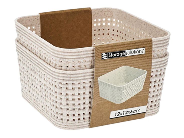 Storage Solutions 2-delige koszyk do przechowywania - 0,90 l