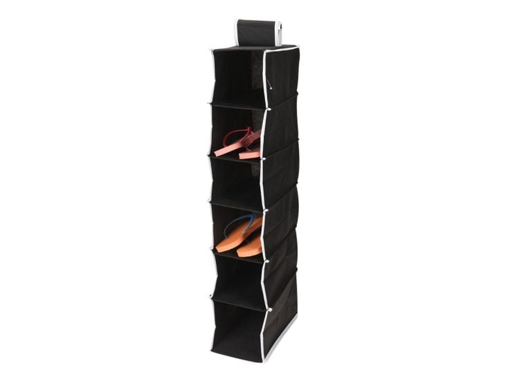 Storage Solutions 6-przegródkowy organizer - Black