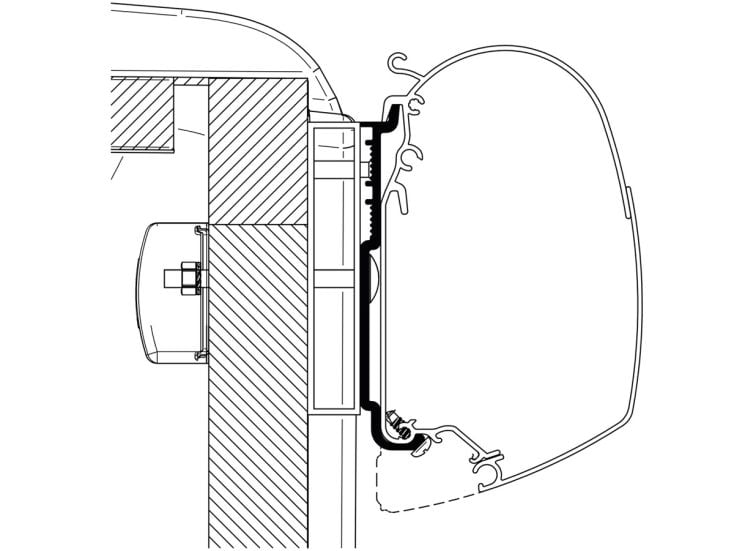 Thule adapter Carado Sunlight