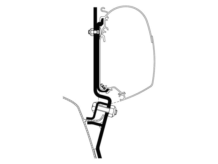 Thule adapter do VW T2 & T3
