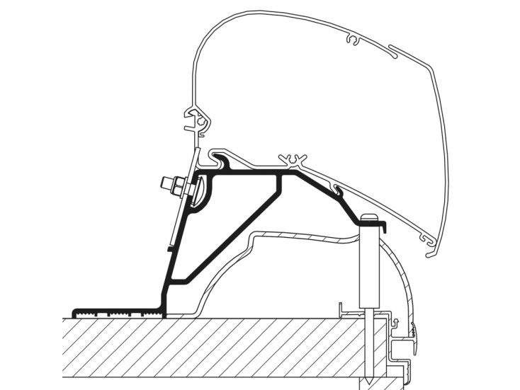 Thule Omnistor adapter Hobby seria 6/9 od roku 2014