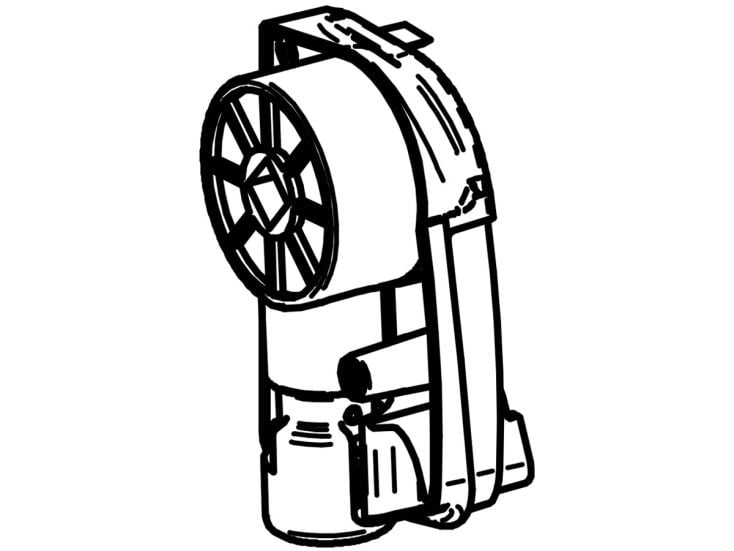 Thule Omnistor zaślepka i mechanizm korbowy 4900 lewy Biały