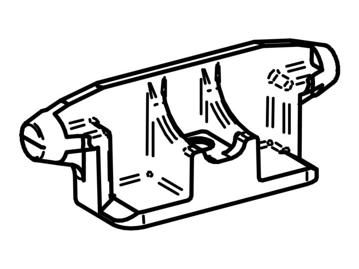 Thule Omnistor centralny uchwyt nogi podporowej V2