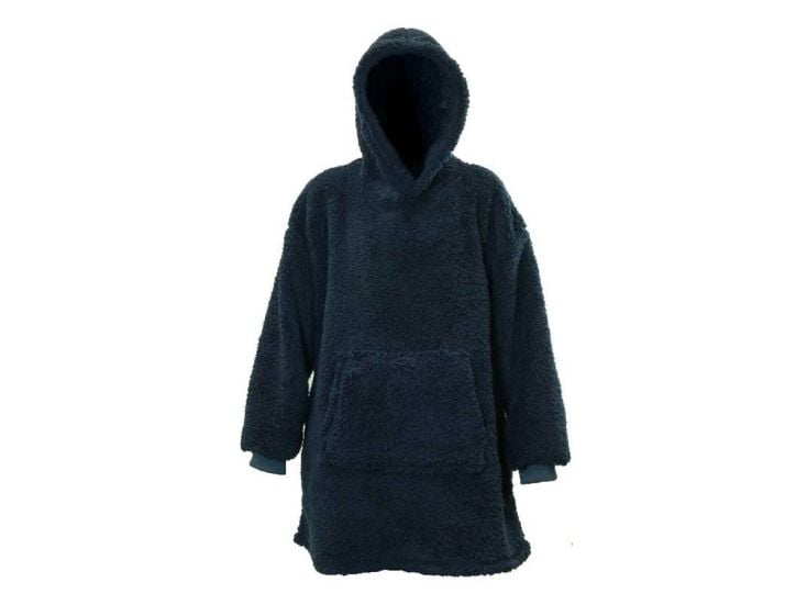 Unique Living Teddy oversized bluza - Dark Blue