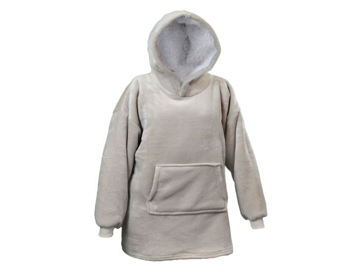 Unique Living oversize bluza z kapturem - Chateau Grey