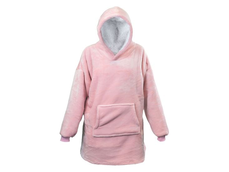 Unique Living oversize bluza z kapturem - Old Pink