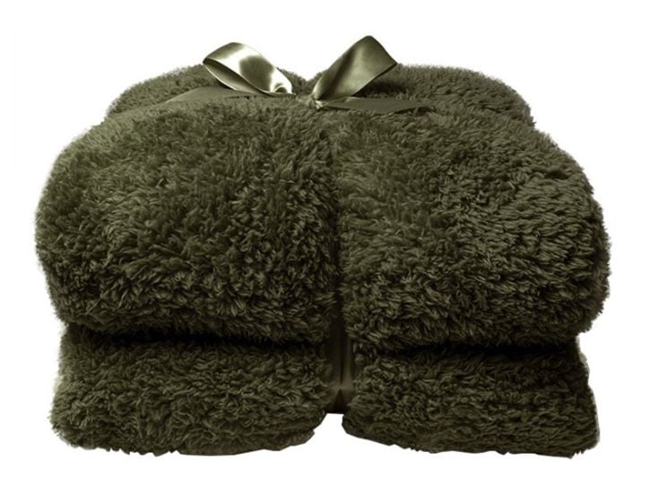 Unique Living Teddy koc - Winter Green