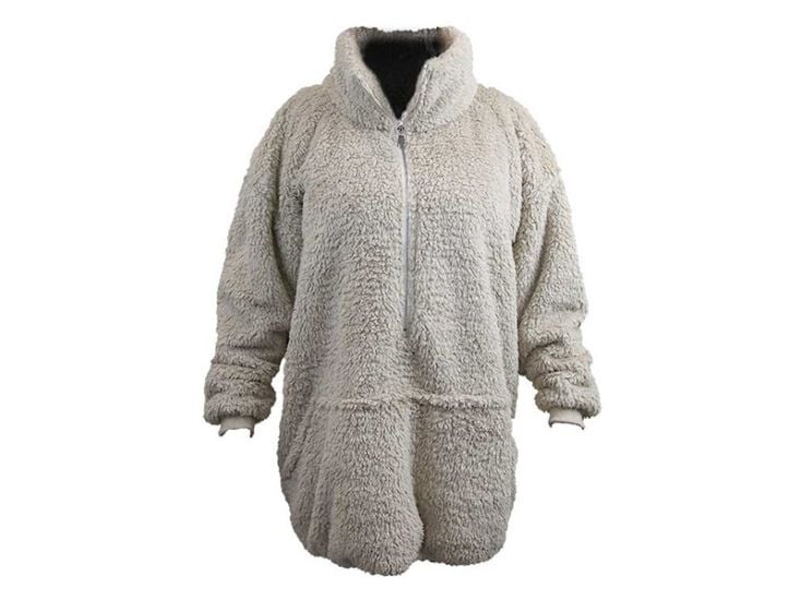 Unique Living Willow Long oversized bluza - Chateau Grey
