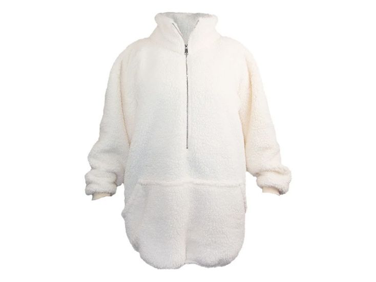 Unique Living Willow Long oversized bluza - Dove White