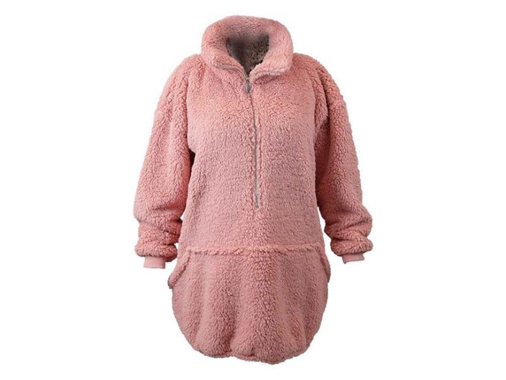 Unique Living Willow Long oversized bluza - Old Pink
