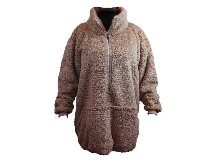 Unique Living Willow Long oversized bluza - Taupe