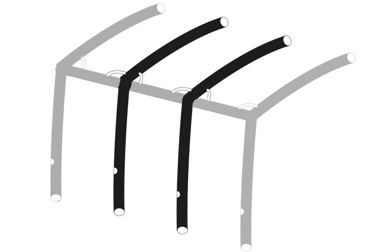 Obelink Viera/Monaco/Ambassador 320/380/420 Easy Air Connected airtube tuba podstawowa środkowa