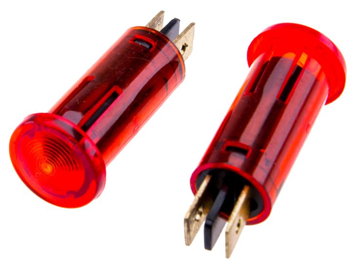 BBA lampka ostrzegawcza wpuszczana - red