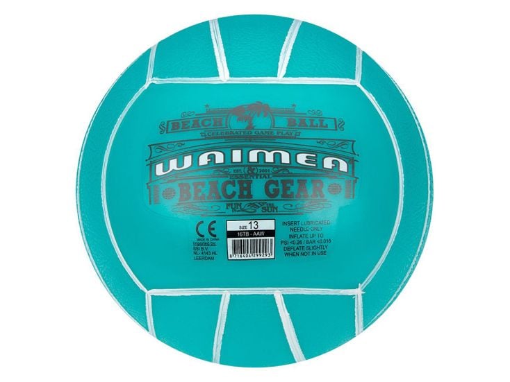 Waimea 13 cm PVC piłka plażowa - Aqua blue