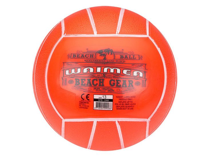 Waimea 13 cm PVC piłka plażowa - Orange