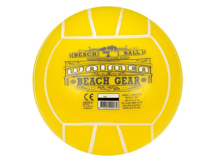 Waimea 21 cm PVC piłka plażowa - Yellow