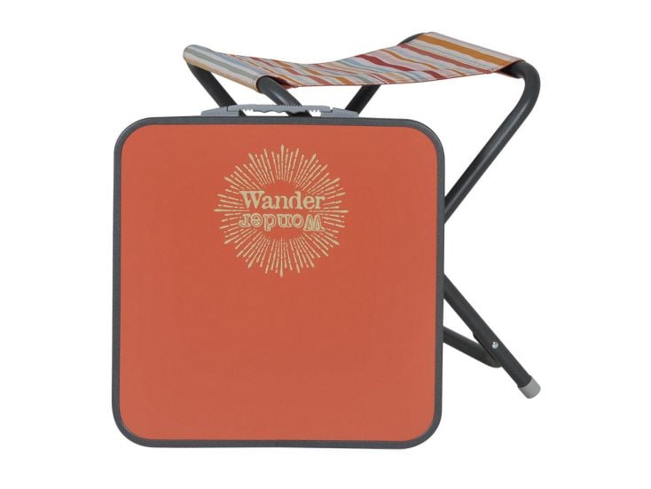 Wander Wonder Bohemian stołek z tacą - Faded Red