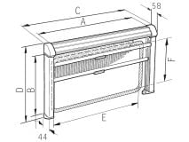 Dometic White Seitz Rastrollo 3000 - 81 x 71 cm thumbnail
