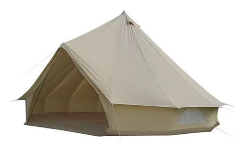 namiot z tkaniny bawełnianej